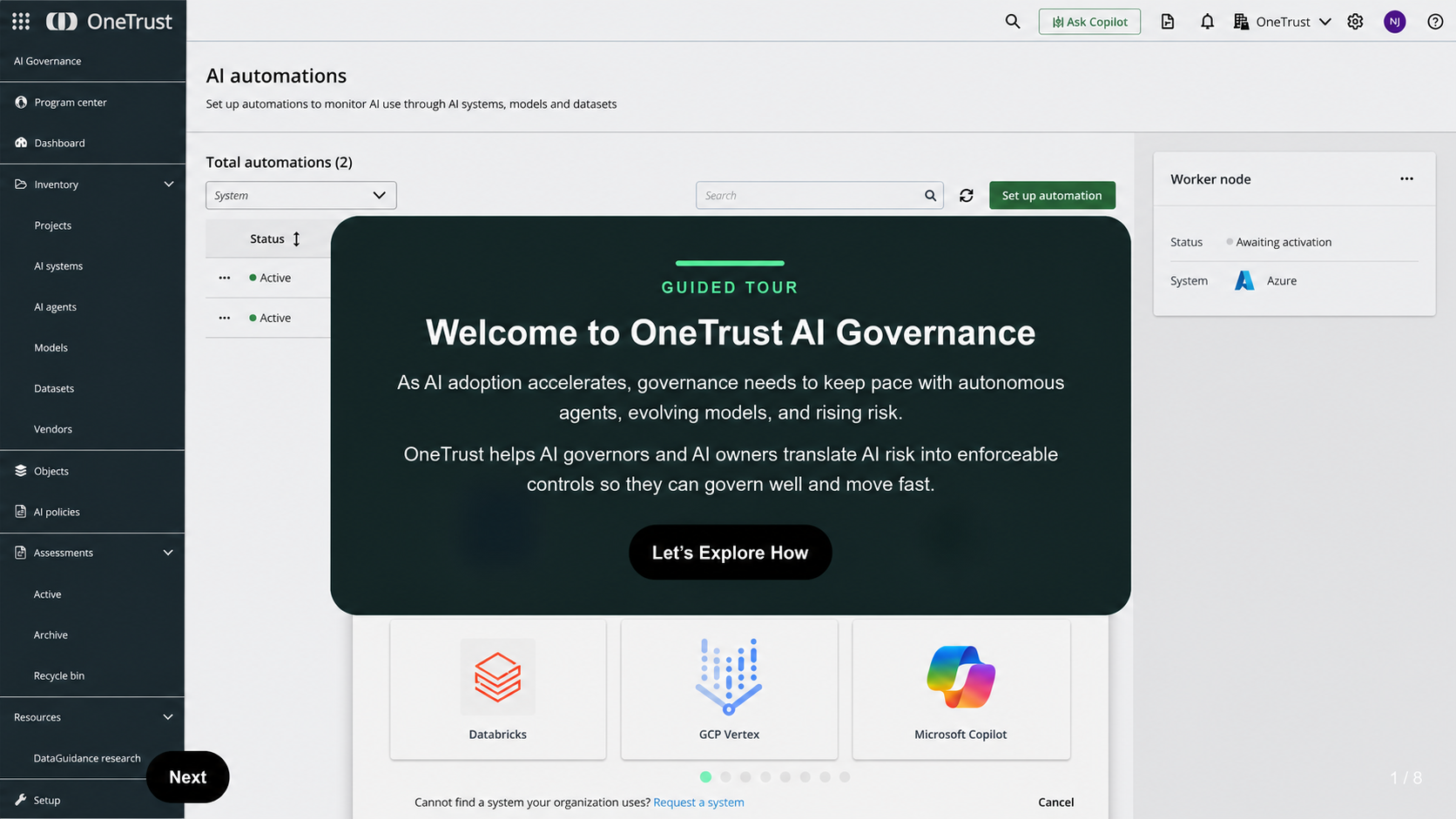 preview image of AI Governance interactive tour