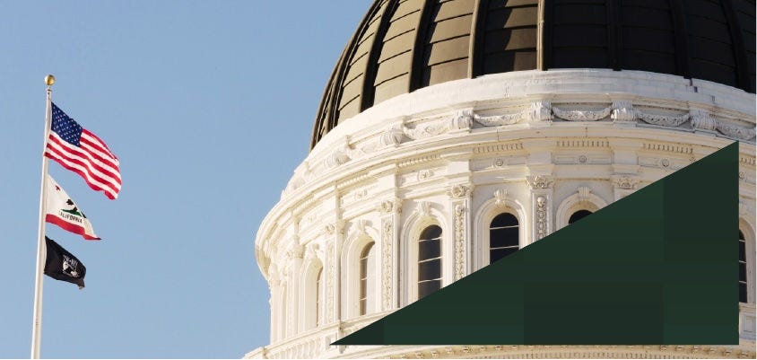 Photo of the California state capitol rotunda